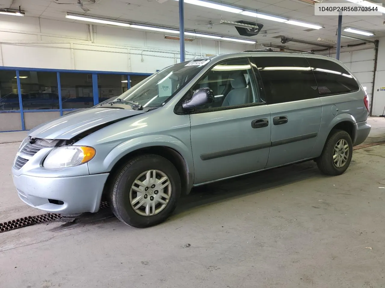 2006 Dodge Grand Caravan Se VIN: 1D4GP24R56B703544 Lot: 41014134