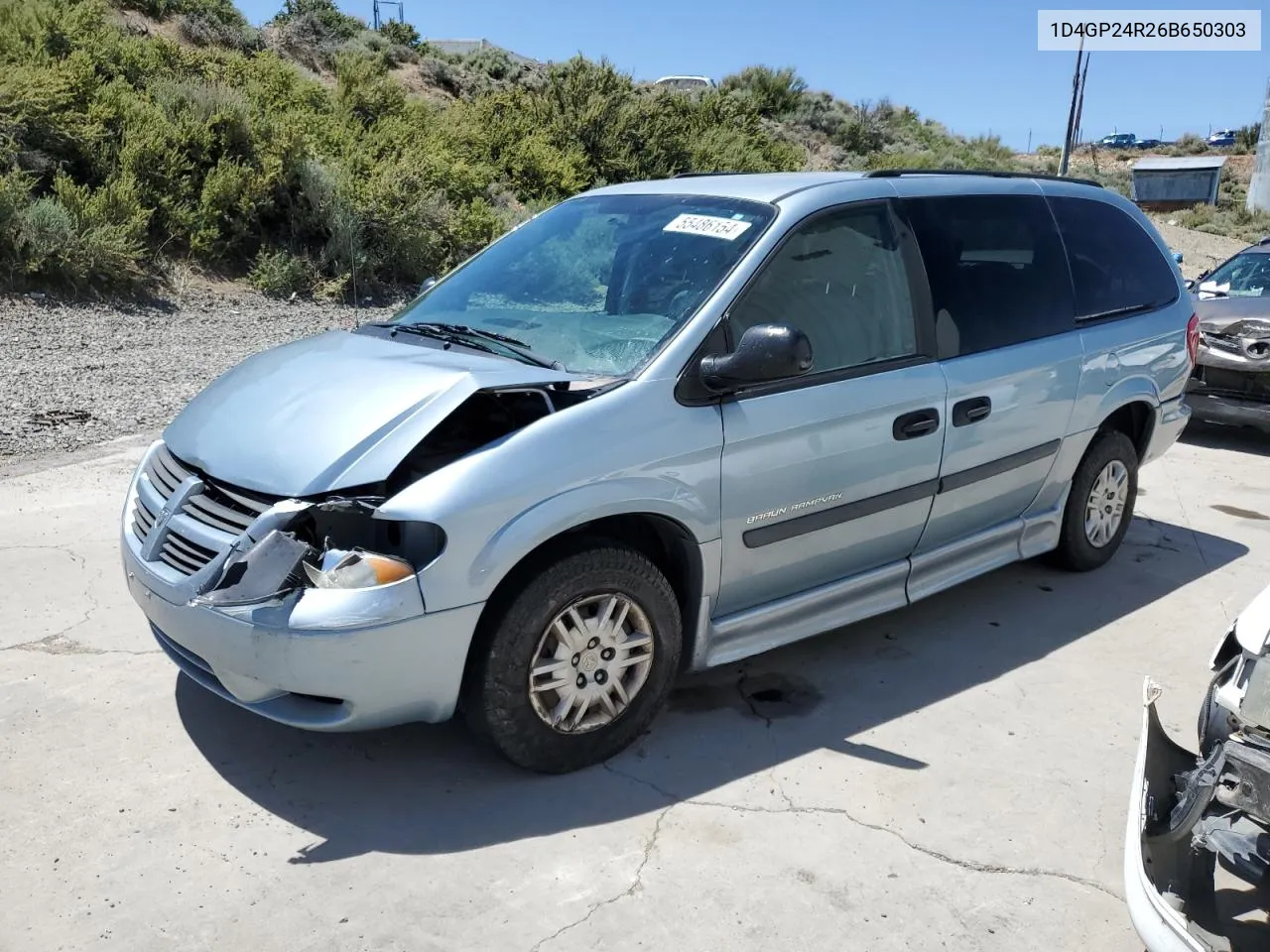 2006 Dodge Grand Caravan Se VIN: 1D4GP24R26B650303 Lot: 55486154