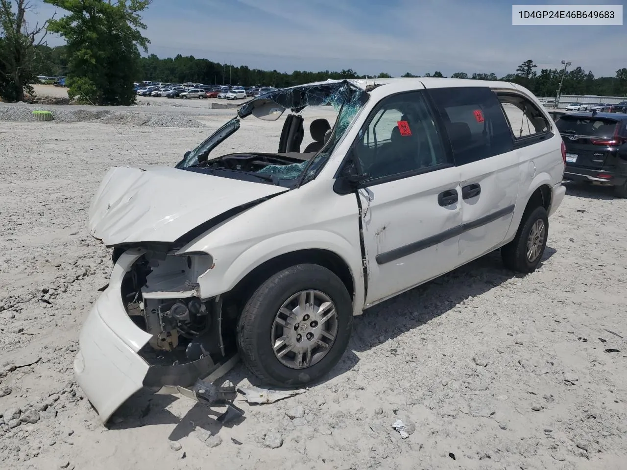 2006 Dodge Grand Caravan Se VIN: 1D4GP24E46B649683 Lot: 57121404