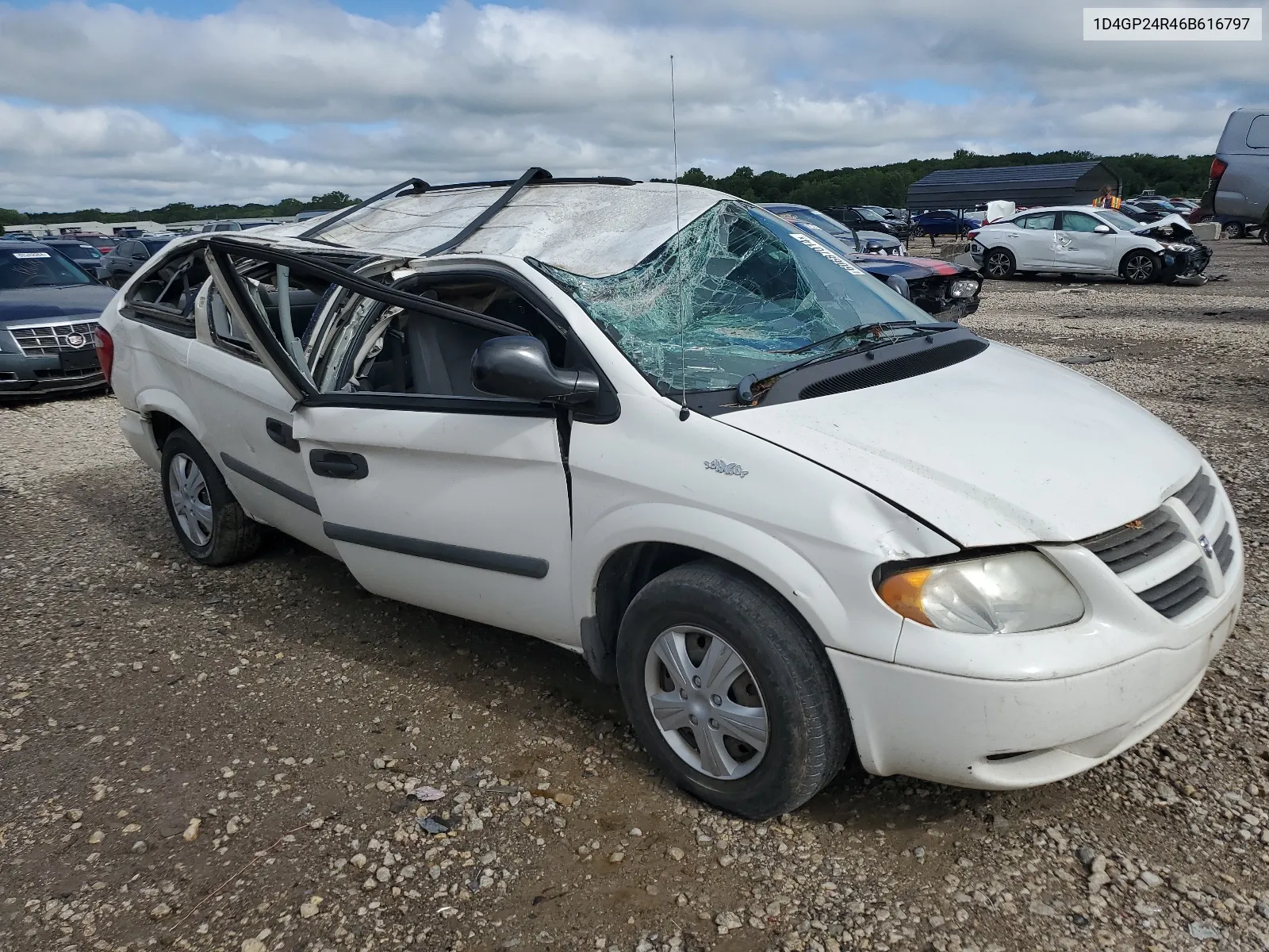 2006 Dodge Grand Caravan Se VIN: 1D4GP24R46B616797 Lot: 60687014