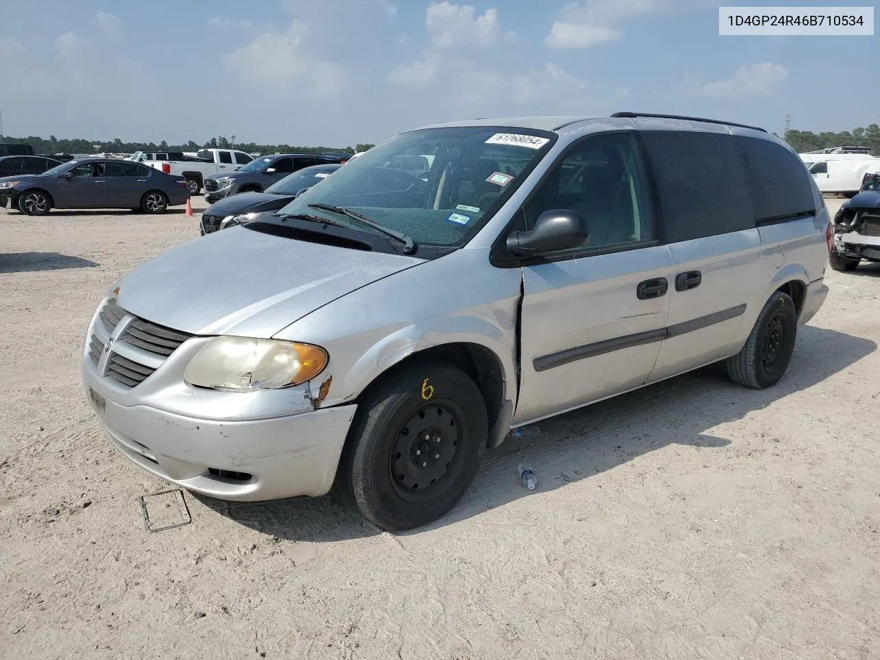 2006 Dodge Grand Caravan Se VIN: 1D4GP24R46B710534 Lot: 61268054