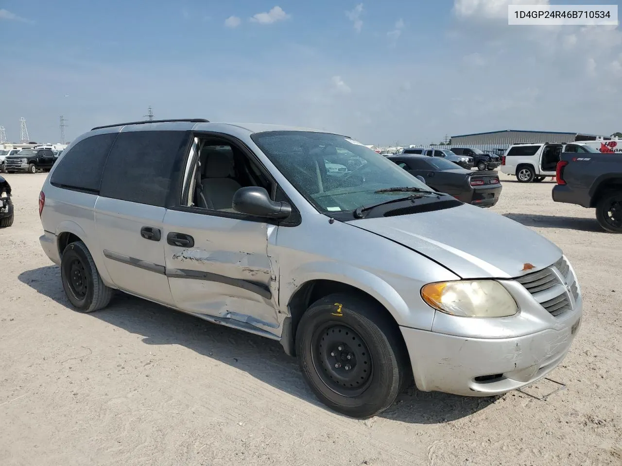 2006 Dodge Grand Caravan Se VIN: 1D4GP24R46B710534 Lot: 61268054