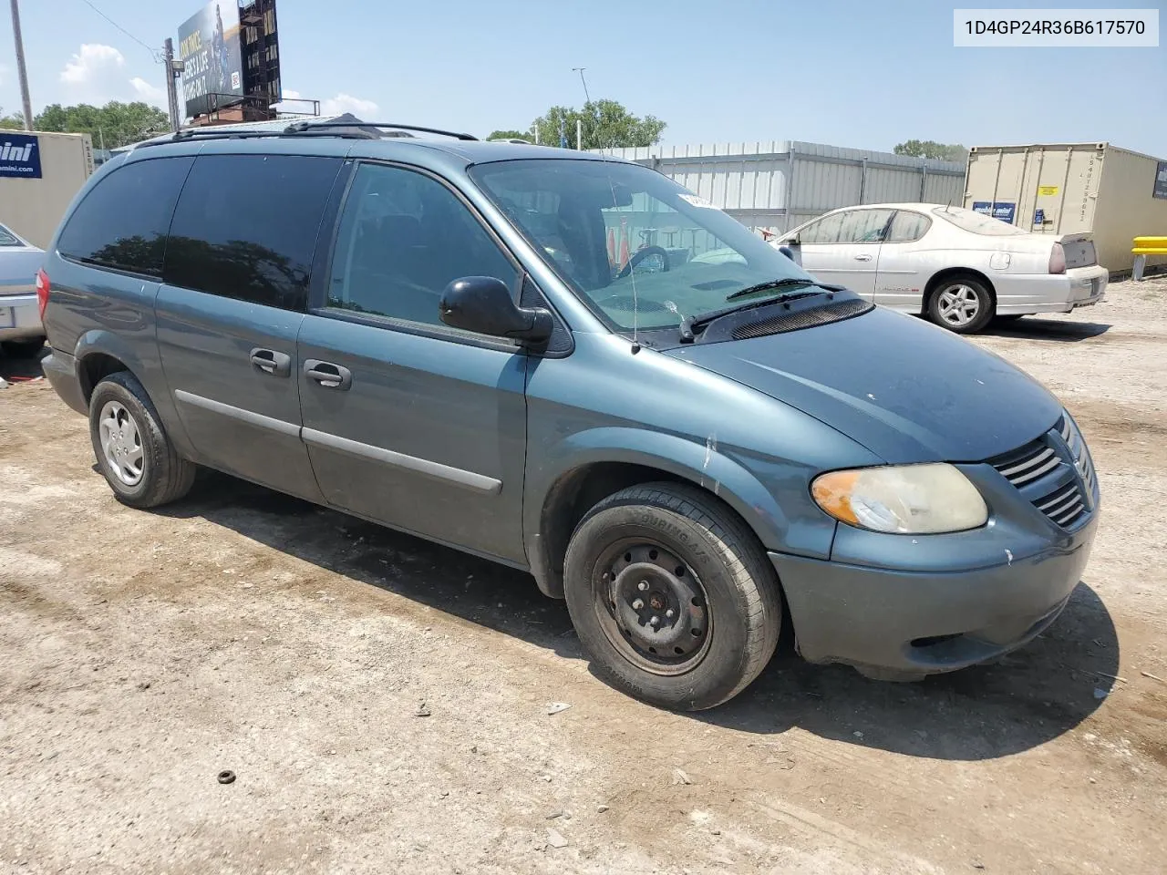 2006 Dodge Grand Caravan Se VIN: 1D4GP24R36B617570 Lot: 62468884