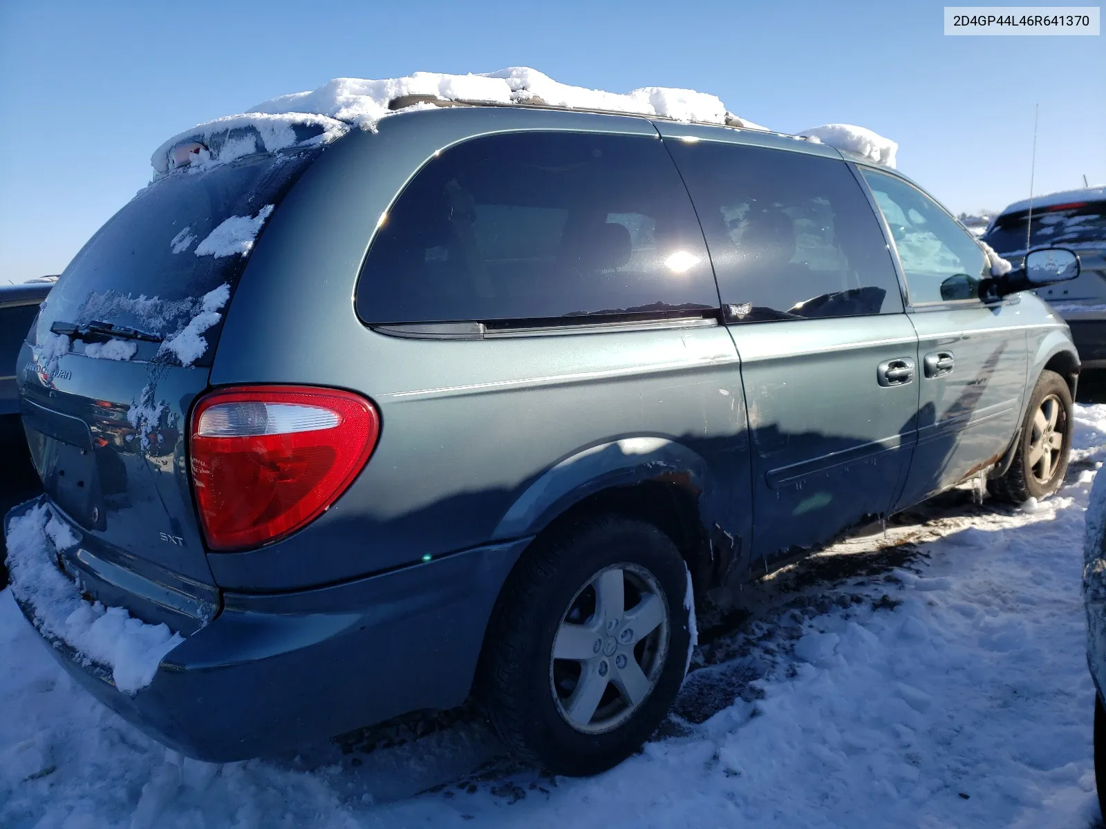 2006 Dodge Grand Caravan Sxt VIN: 2D4GP44L46R641370 Lot: 63173564