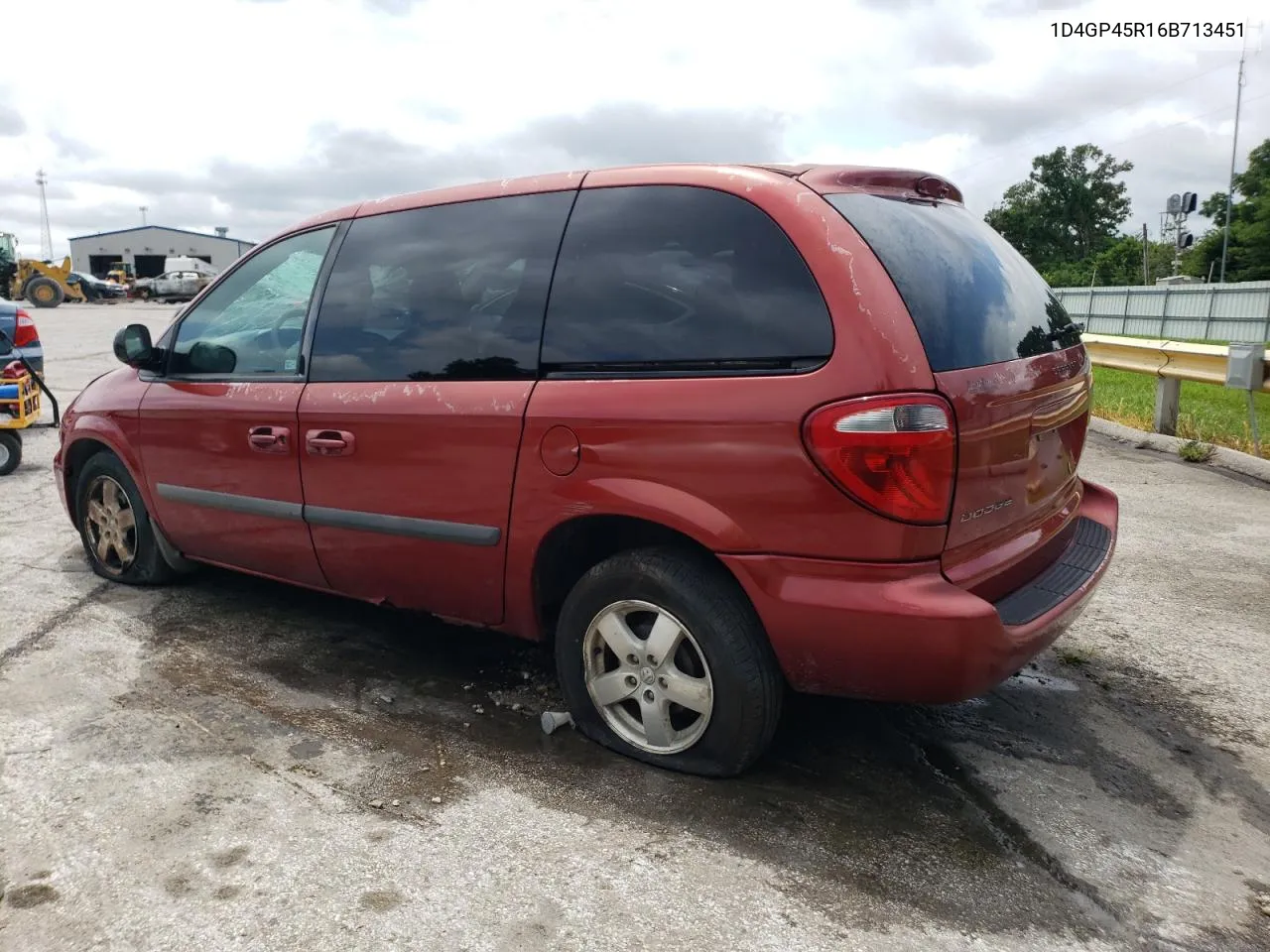 2006 Dodge Caravan Sxt VIN: 1D4GP45R16B713451 Lot: 63205864