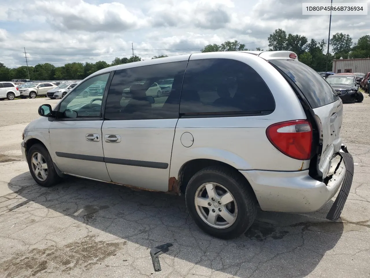 2006 Dodge Caravan Sxt VIN: 1D8GP45R66B736934 Lot: 63228684