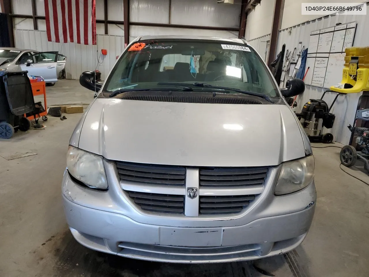 2006 Dodge Grand Caravan Se VIN: 1D4GP24E66B649796 Lot: 64691434