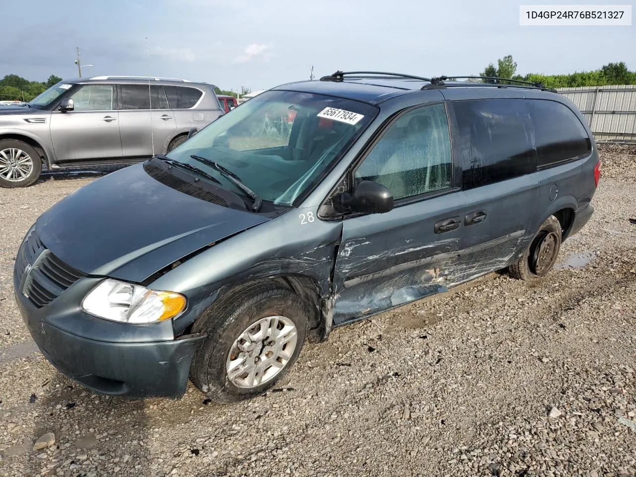 2006 Dodge Grand Caravan Se VIN: 1D4GP24R76B521327 Lot: 65617934