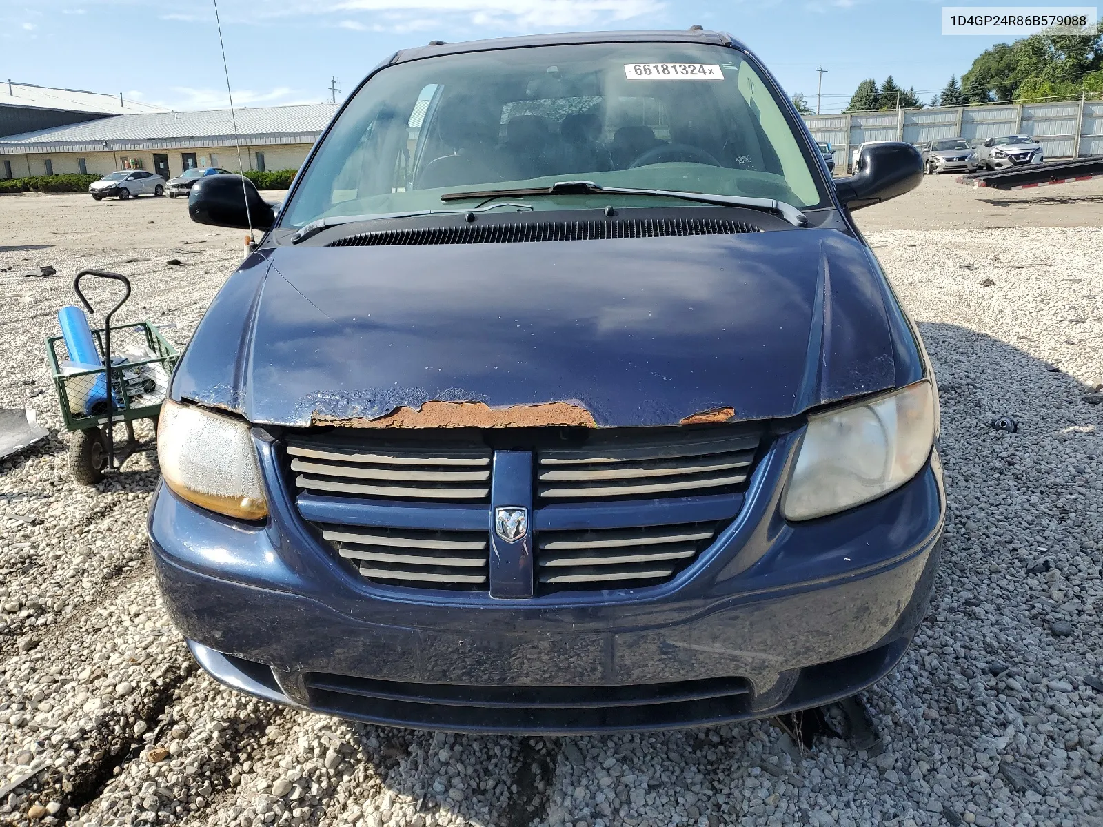 2006 Dodge Grand Caravan Se VIN: 1D4GP24R86B579088 Lot: 66181324