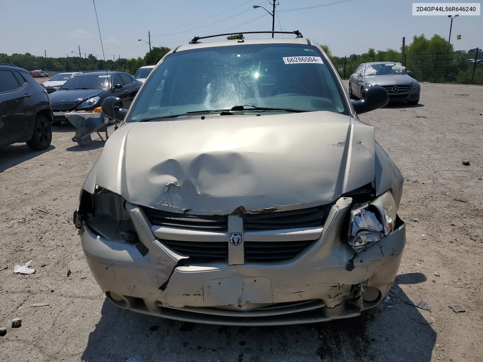 2006 Dodge Grand Caravan Sxt VIN: 2D4GP44L56R646240 Lot: 66286504