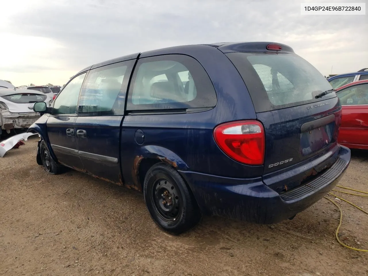 2006 Dodge Grand Caravan Se VIN: 1D4GP24E96B722840 Lot: 66569514