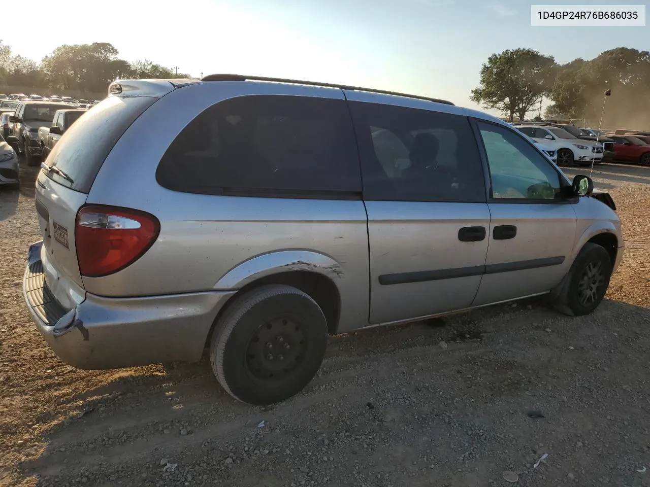 2006 Dodge Grand Caravan Se VIN: 1D4GP24R76B686035 Lot: 67697164