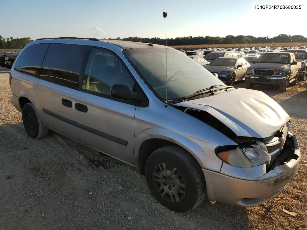 2006 Dodge Grand Caravan Se VIN: 1D4GP24R76B686035 Lot: 67697164