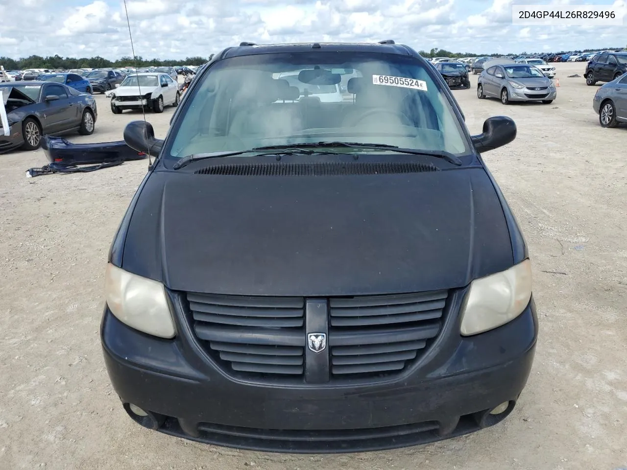 2006 Dodge Grand Caravan Sxt VIN: 2D4GP44L26R829496 Lot: 69505524