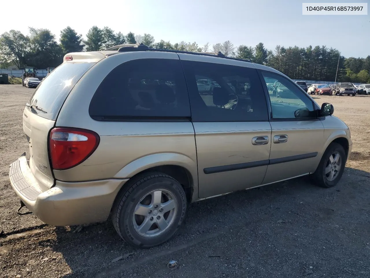 2006 Dodge Caravan Sxt VIN: 1D4GP45R16B573997 Lot: 69672834