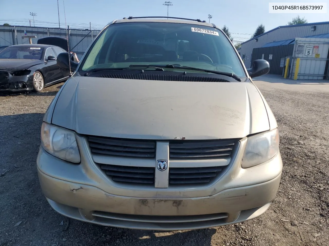 2006 Dodge Caravan Sxt VIN: 1D4GP45R16B573997 Lot: 69672834