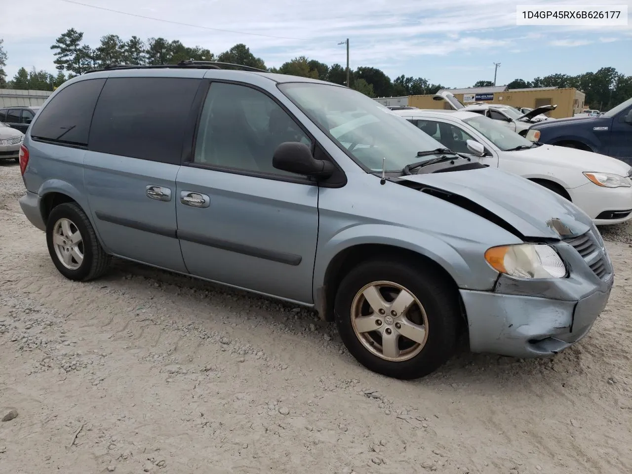 2006 Dodge Caravan Sxt VIN: 1D4GP45RX6B626177 Lot: 70280734