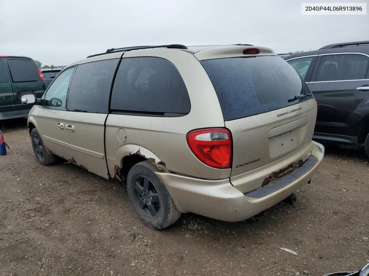 2006 Dodge Grand Caravan Sxt VIN: 2D4GP44L06R913896 Lot: 70416244