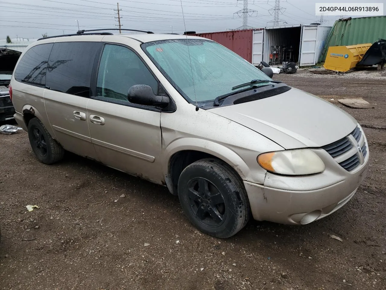 2006 Dodge Grand Caravan Sxt VIN: 2D4GP44L06R913896 Lot: 70416244