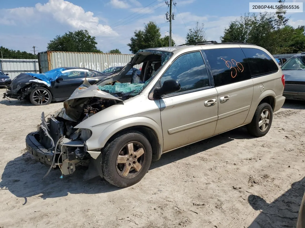 2006 Dodge Grand Caravan Sxt VIN: 2D8GP44L56R865536 Lot: 71797634