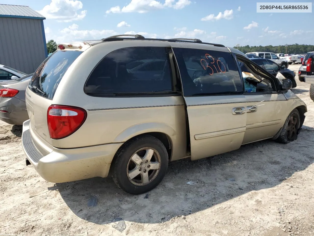 2D8GP44L56R865536 2006 Dodge Grand Caravan Sxt