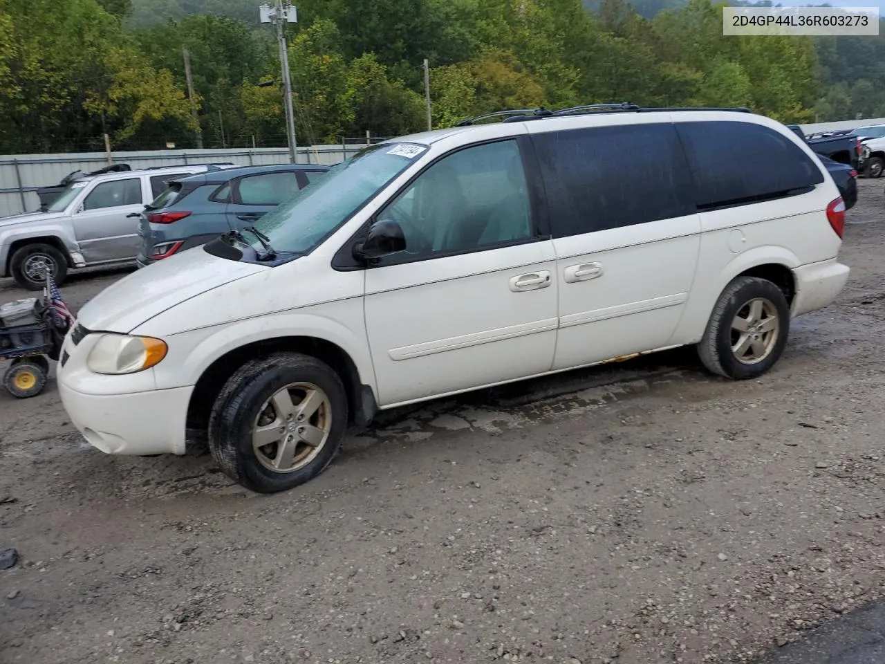 2006 Dodge Grand Caravan Sxt VIN: 2D4GP44L36R603273 Lot: 72041194