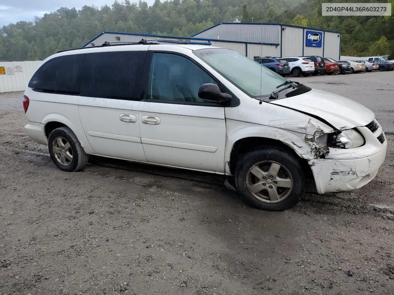 2006 Dodge Grand Caravan Sxt VIN: 2D4GP44L36R603273 Lot: 72041194