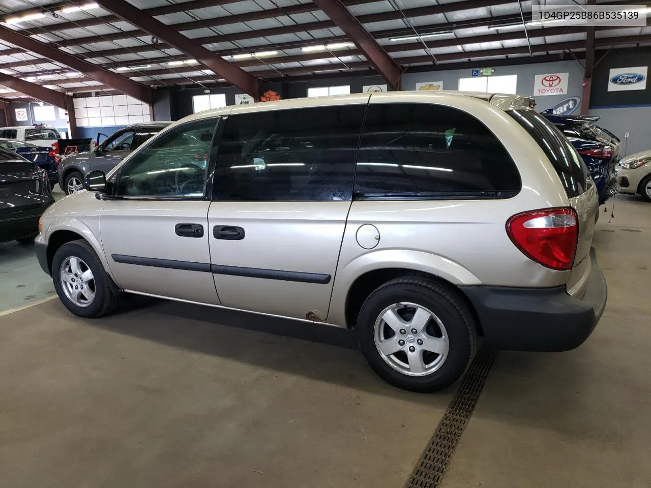 2006 Dodge Caravan Se VIN: 1D4GP25B86B535139 Lot: 72422284