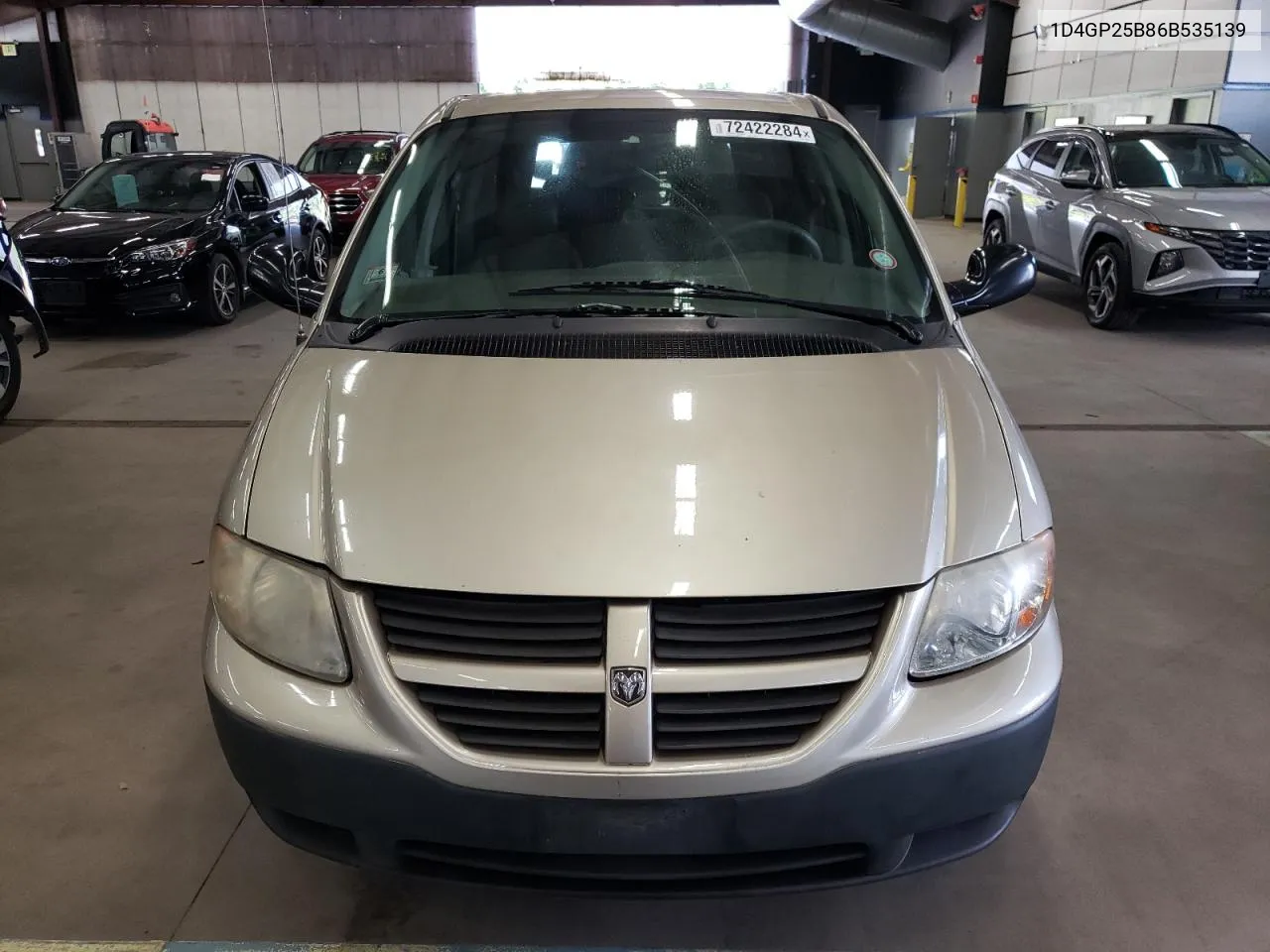 2006 Dodge Caravan Se VIN: 1D4GP25B86B535139 Lot: 72422284