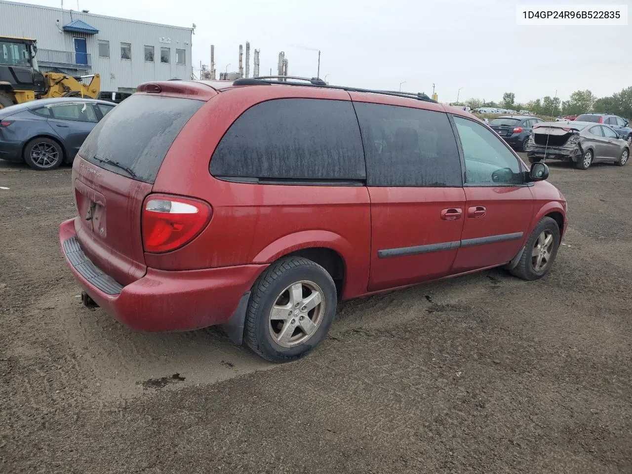 2006 Dodge Grand Caravan Se VIN: 1D4GP24R96B522835 Lot: 72500234