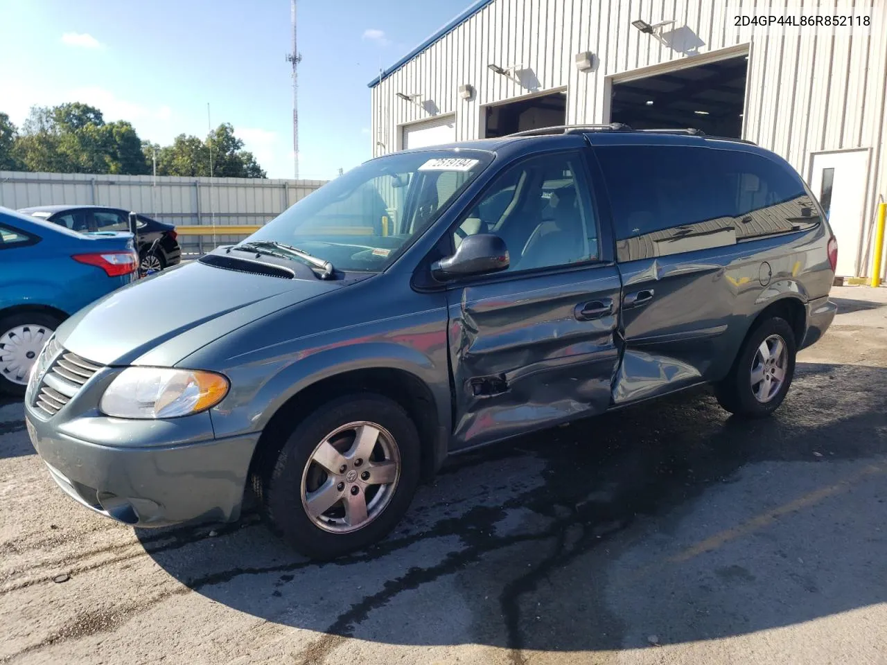 2006 Dodge Grand Caravan Sxt VIN: 2D4GP44L86R852118 Lot: 72519194