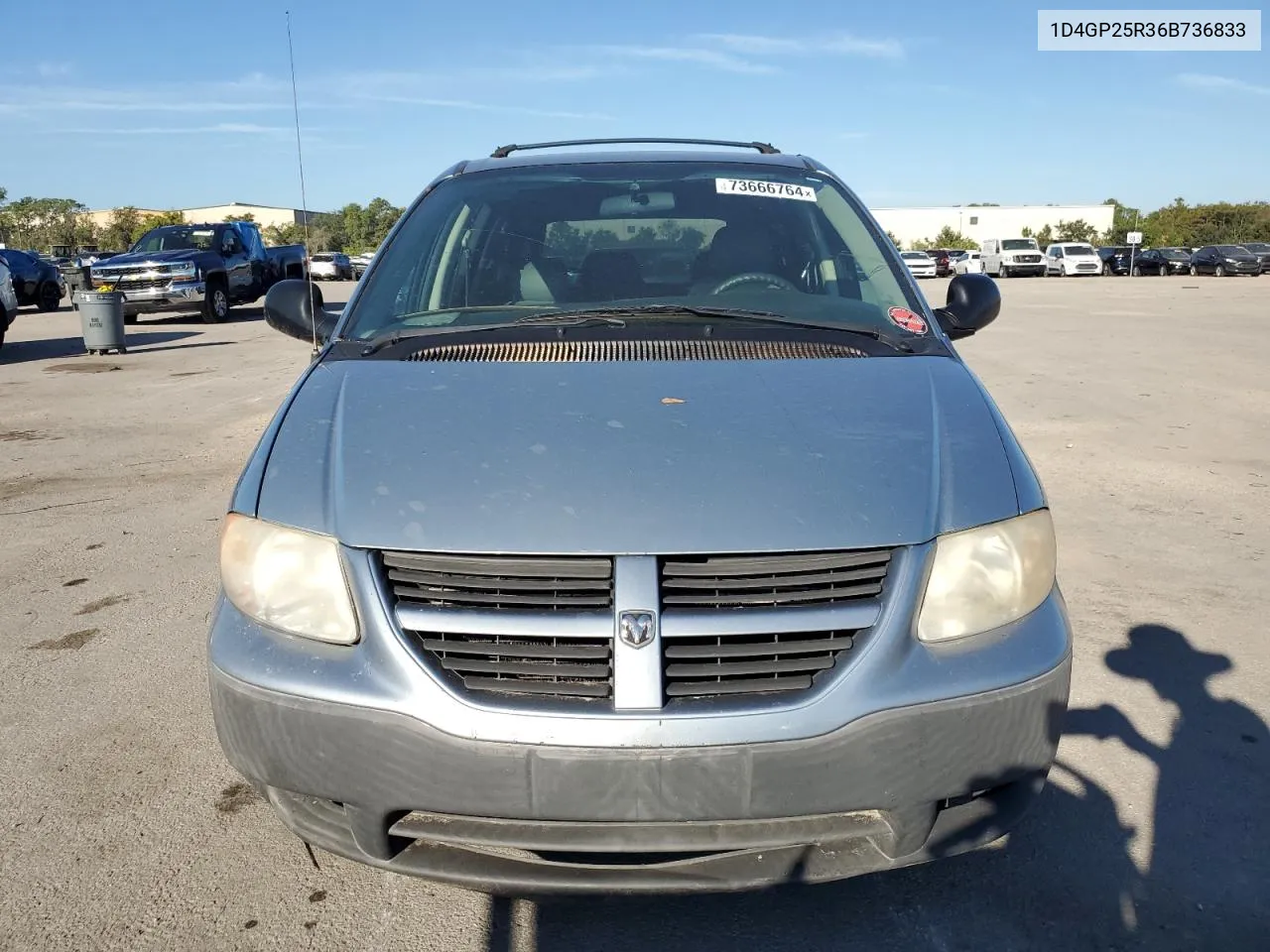 2006 Dodge Caravan Se VIN: 1D4GP25R36B736833 Lot: 73666764