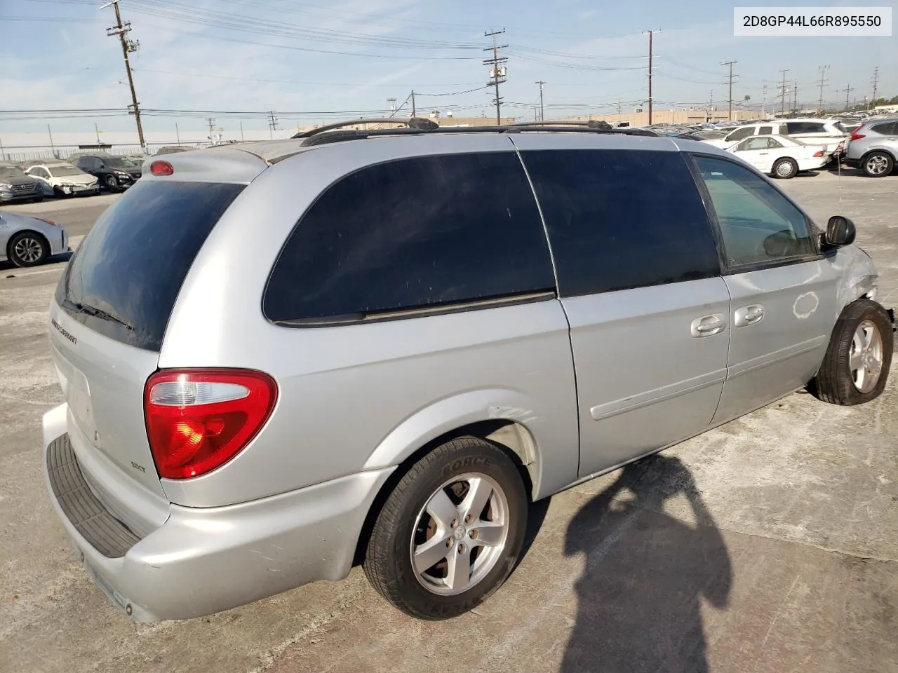 2006 Dodge Grand Caravan Sxt VIN: 2D8GP44L66R895550 Lot: 73840544