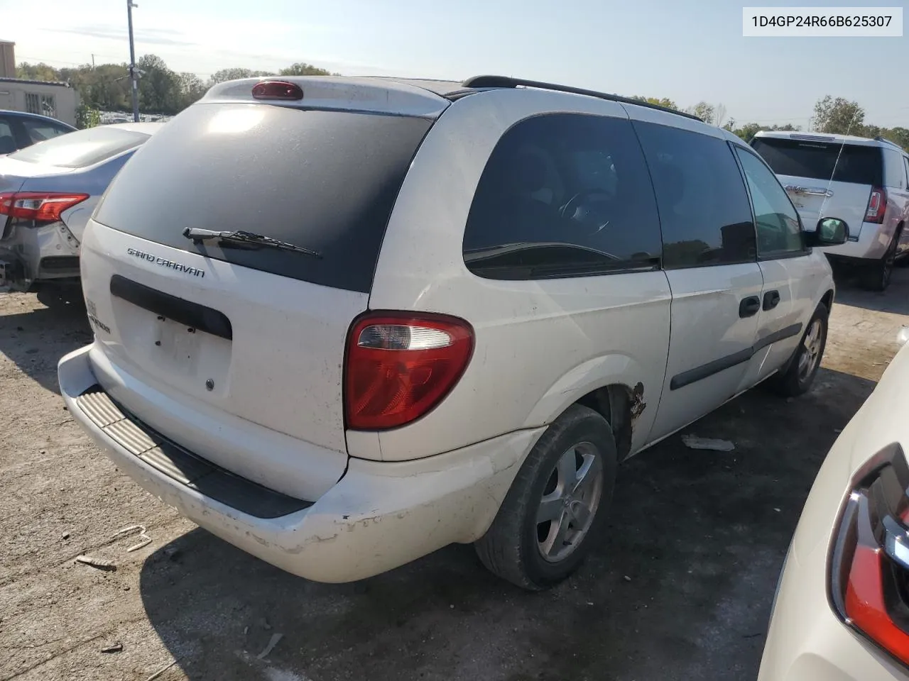 2006 Dodge Grand Caravan Se VIN: 1D4GP24R66B625307 Lot: 75763704