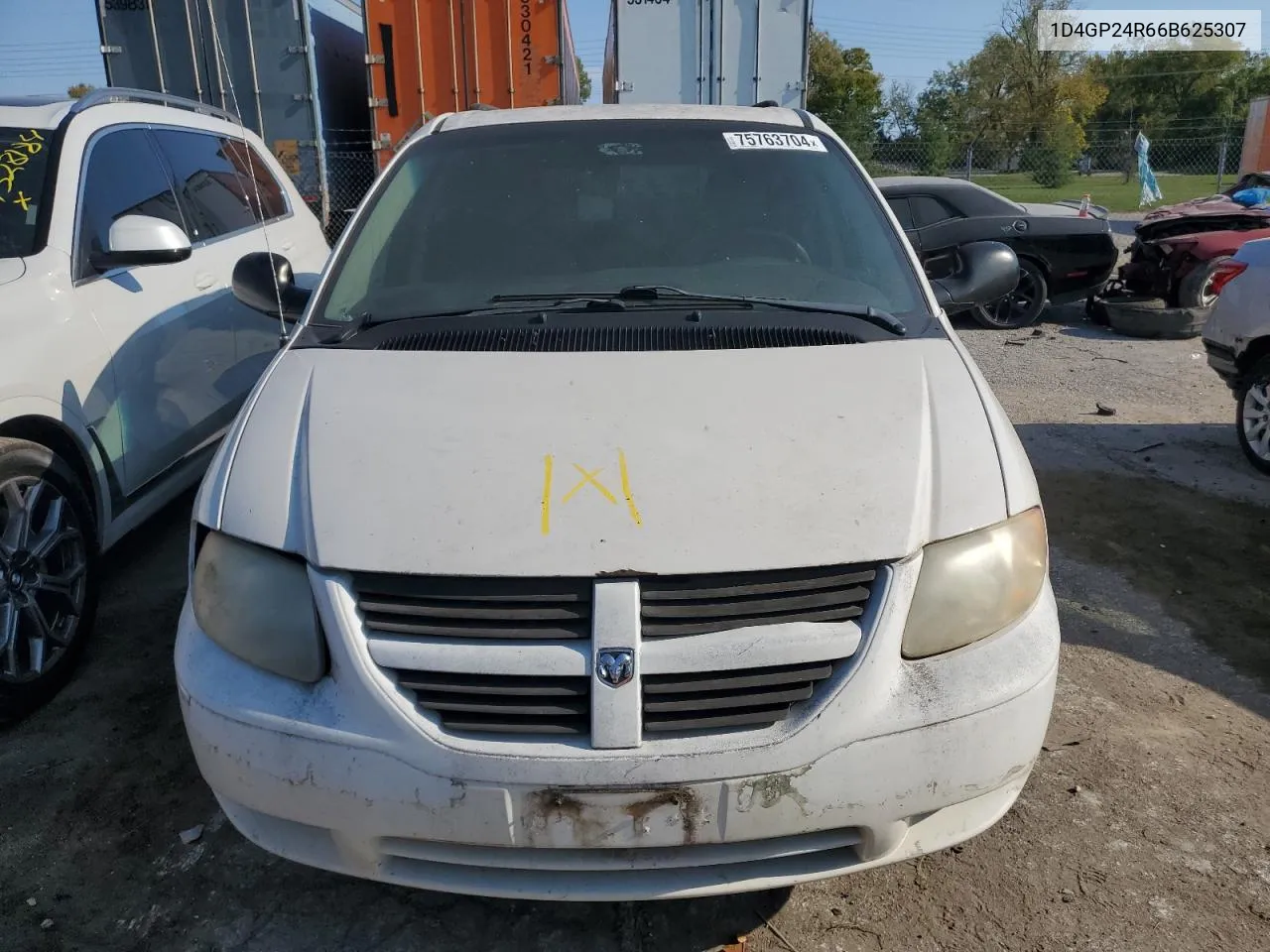 2006 Dodge Grand Caravan Se VIN: 1D4GP24R66B625307 Lot: 75763704