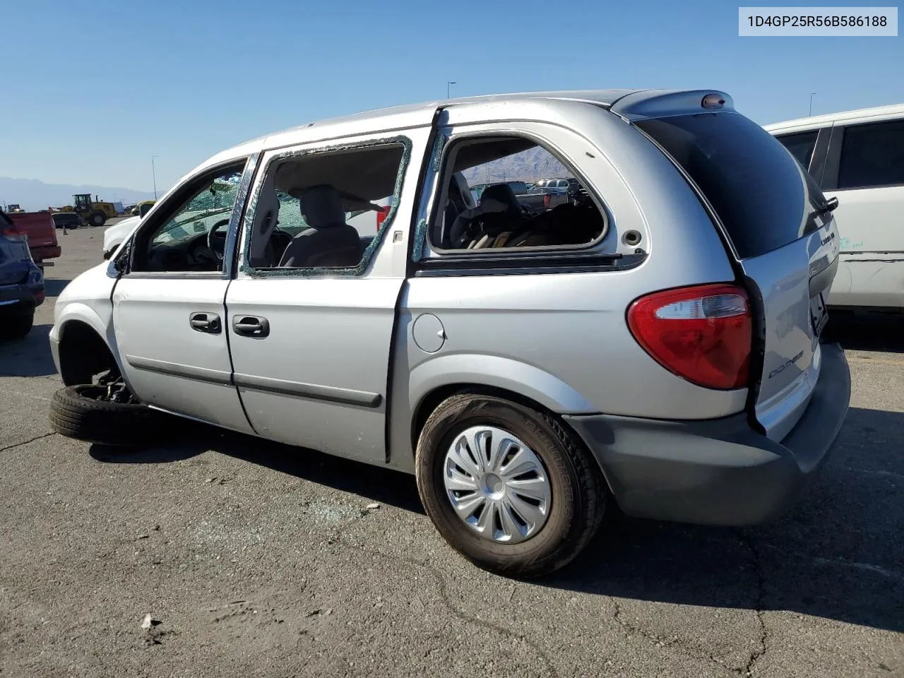 2006 Dodge Caravan Se VIN: 1D4GP25R56B586188 Lot: 76136104