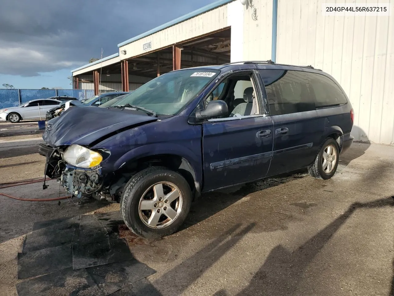 2006 Dodge Grand Caravan Sxt VIN: 2D4GP44L56R637215 Lot: 76187334