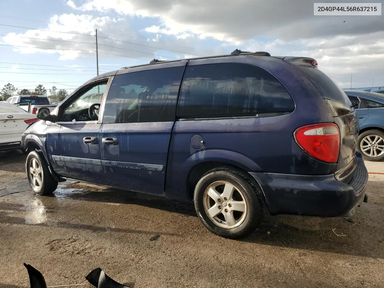 2006 Dodge Grand Caravan Sxt VIN: 2D4GP44L56R637215 Lot: 76187334