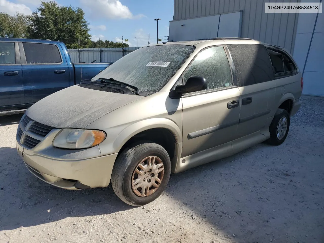 2006 Dodge Grand Caravan Se VIN: 1D4GP24R76B534613 Lot: 76310084