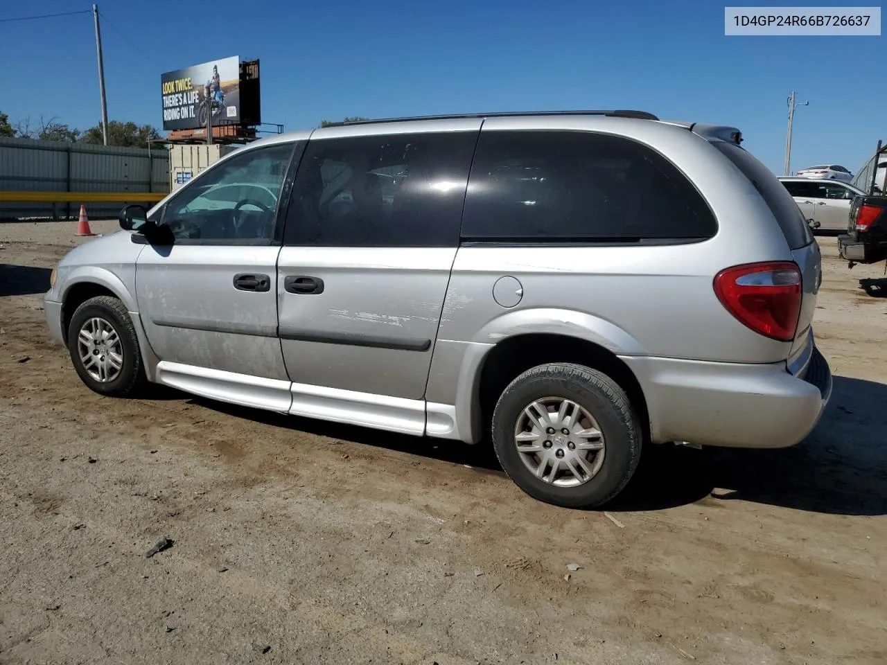 2006 Dodge Grand Caravan Se VIN: 1D4GP24R66B726637 Lot: 76400914