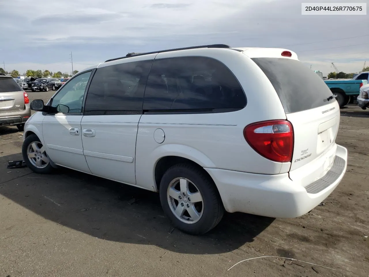 2006 Dodge Grand Caravan Sxt VIN: 2D4GP44L26R770675 Lot: 76415434