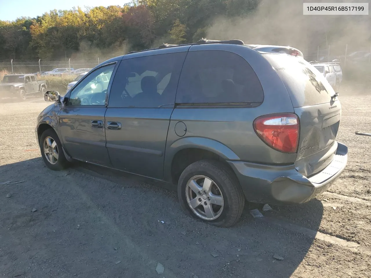 2006 Dodge Caravan Sxt VIN: 1D4GP45R16B517199 Lot: 76712584