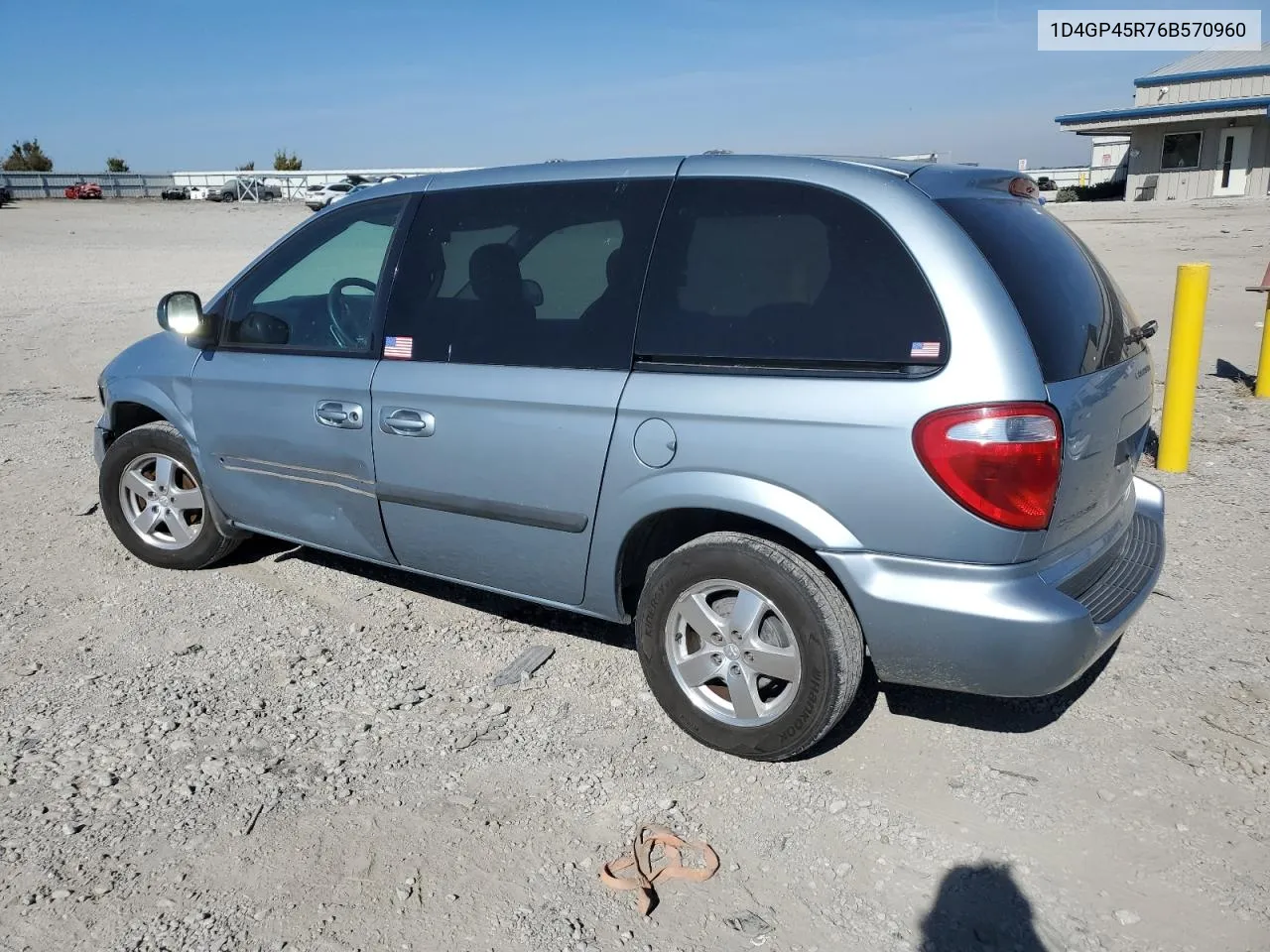 2006 Dodge Caravan Sxt VIN: 1D4GP45R76B570960 Lot: 77000764