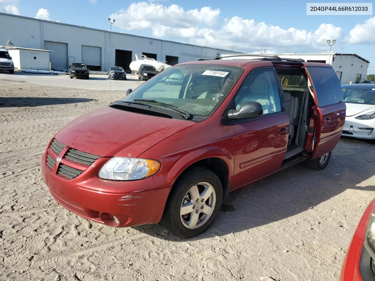 2D4GP44L66R612033 2006 Dodge Grand Caravan Sxt