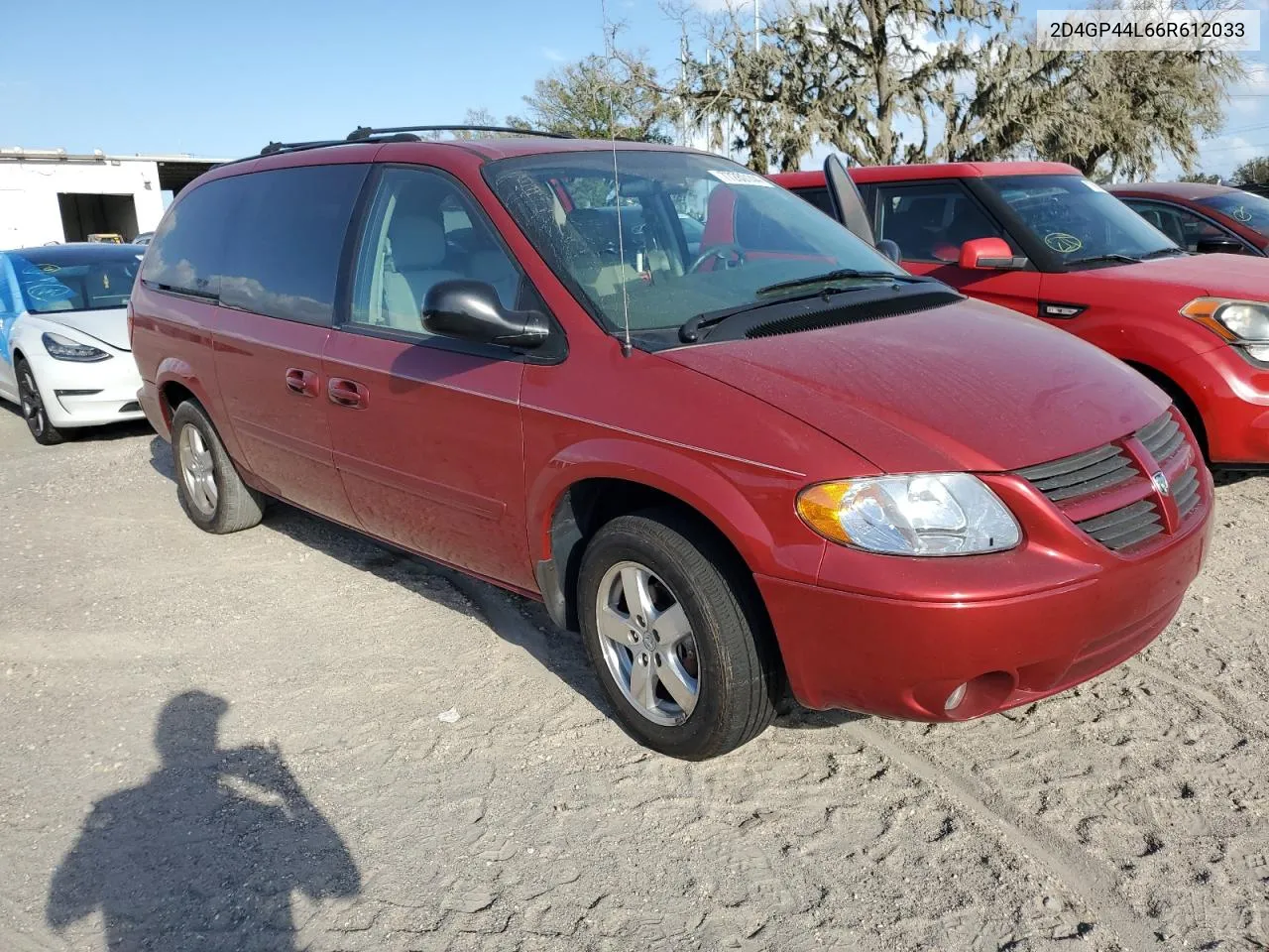 2D4GP44L66R612033 2006 Dodge Grand Caravan Sxt