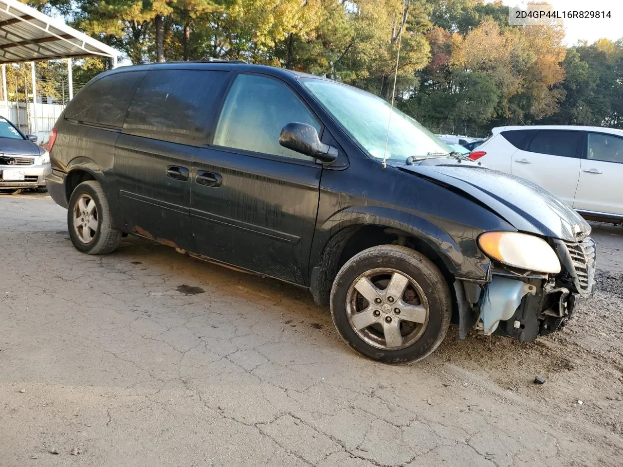 2006 Dodge Grand Caravan Sxt VIN: 2D4GP44L16R829814 Lot: 77373204