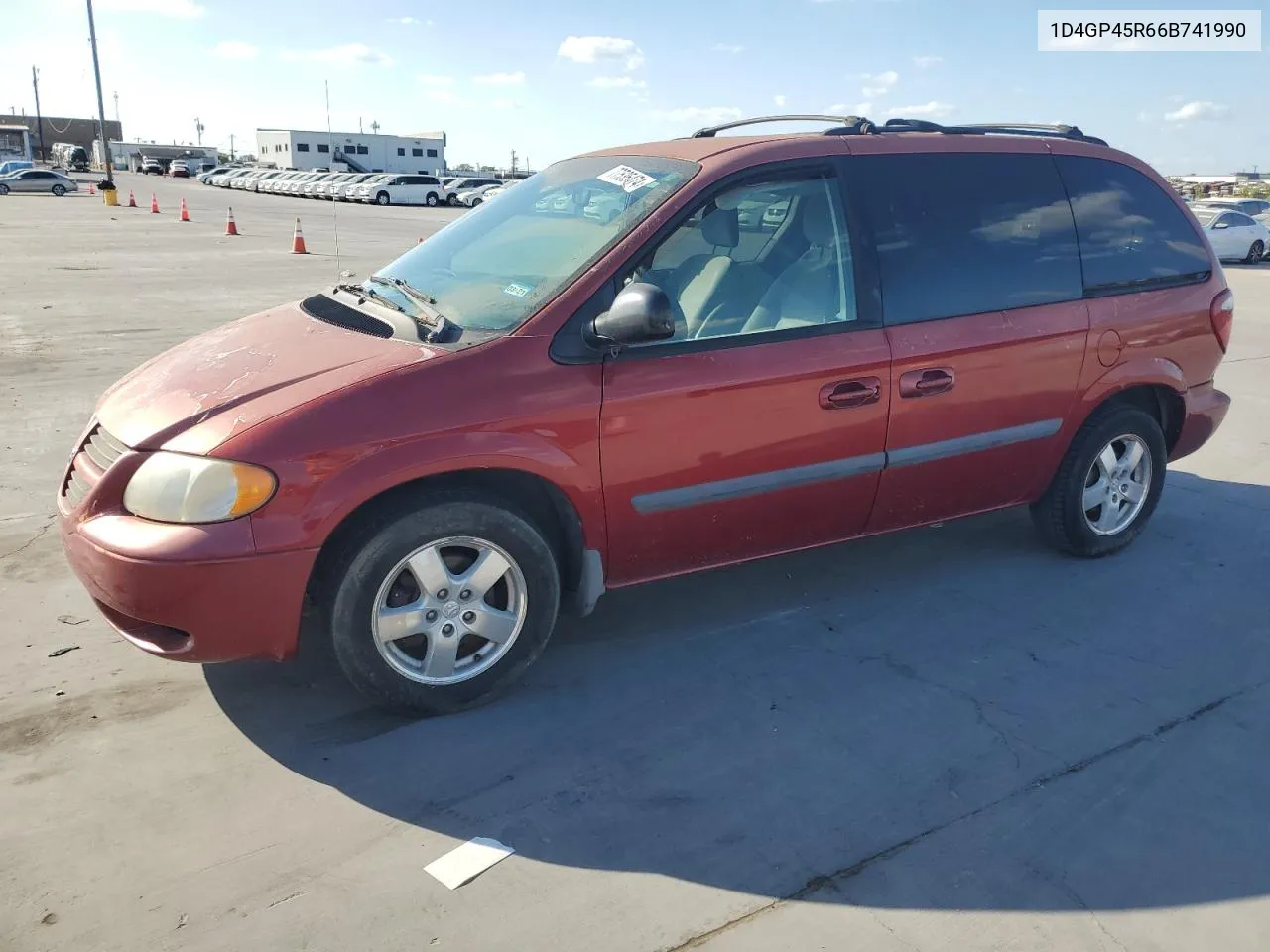 2006 Dodge Caravan Sxt VIN: 1D4GP45R66B741990 Lot: 77535474