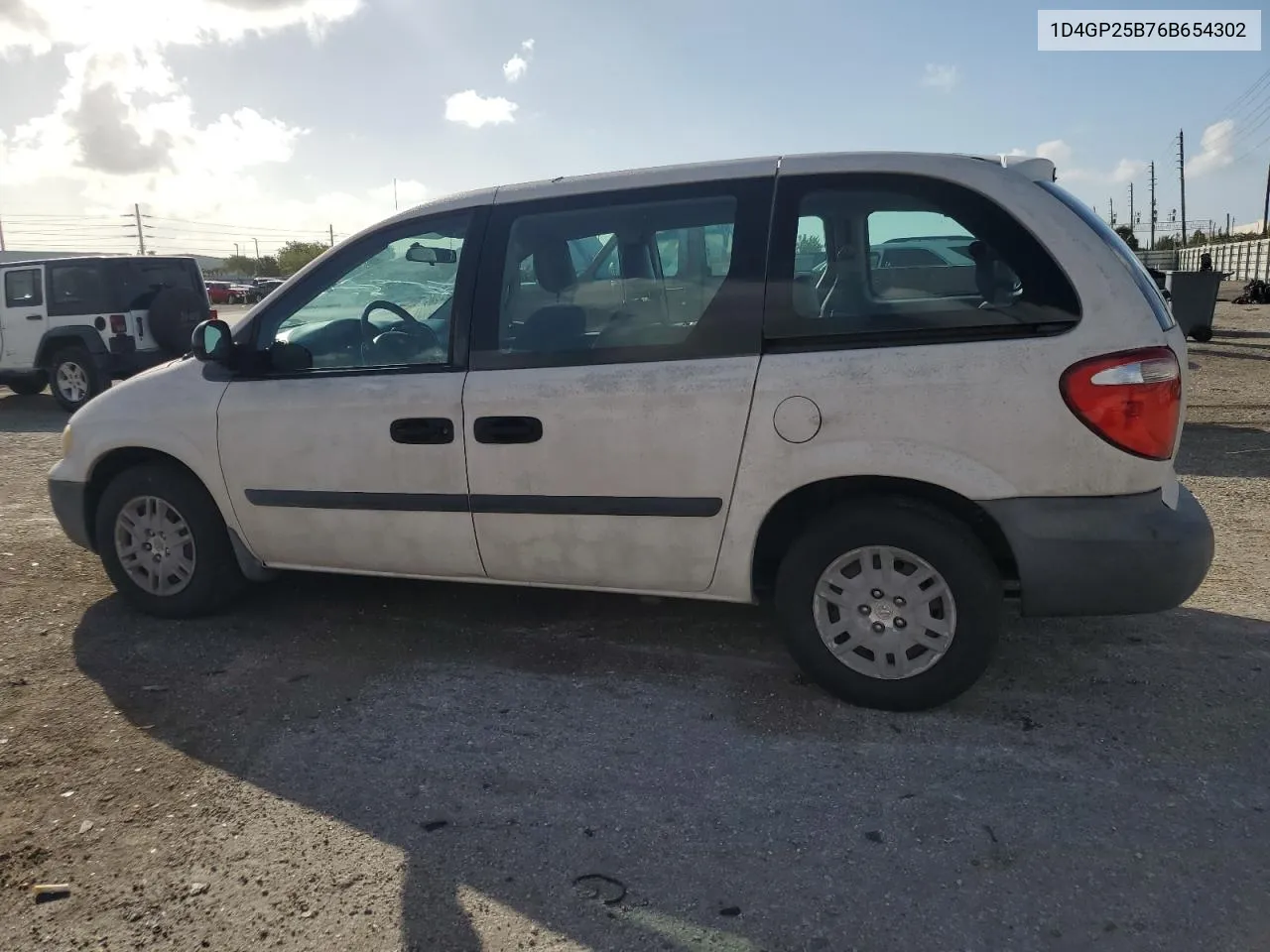 2006 Dodge Caravan Se VIN: 1D4GP25B76B654302 Lot: 78363594