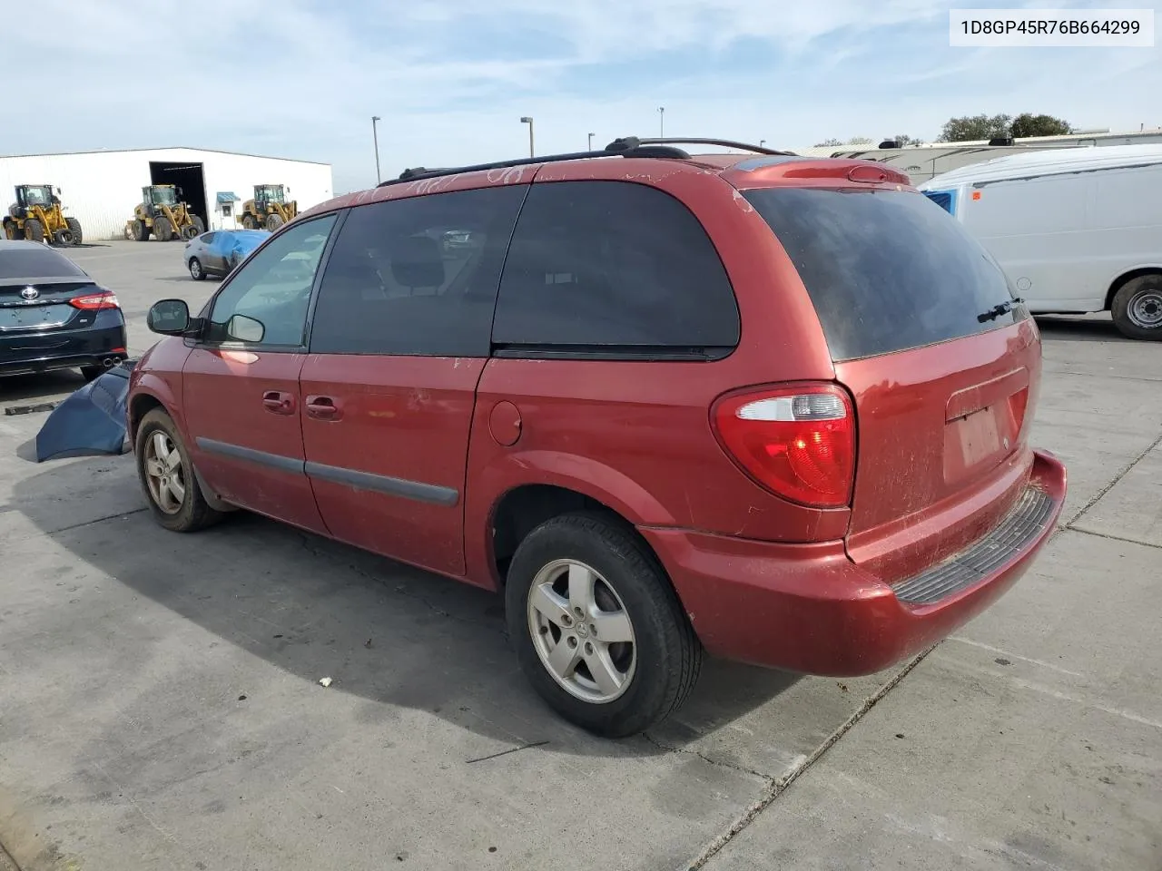 2006 Dodge Caravan Sxt VIN: 1D8GP45R76B664299 Lot: 79253604