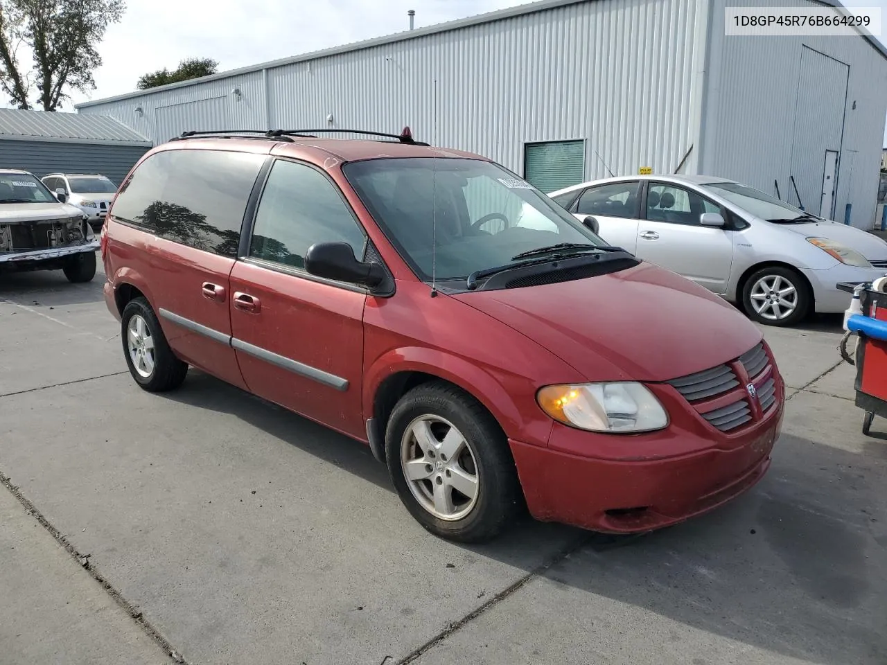 2006 Dodge Caravan Sxt VIN: 1D8GP45R76B664299 Lot: 79253604